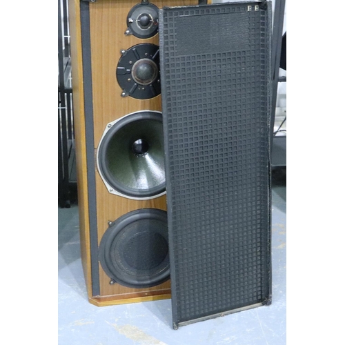 436 - Pair of Celestion 66 professional studio monitor floor standing 80w speakers, H: 102 cm, W: 38 cm. W... 