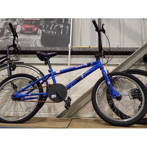 1005 - Quarter Rat 3D single speed BMX bike with 11 inch frame. Not available for in-house P&P