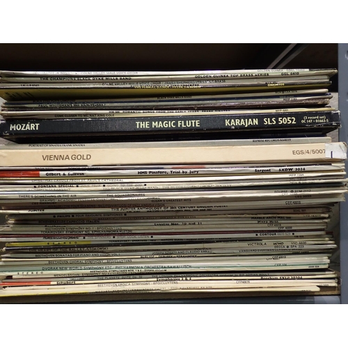 1046 - Collection of mainly Classical LPs. Not available for in-house P&P