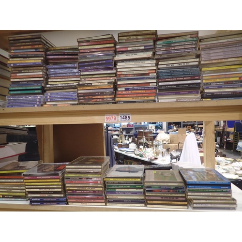 1485 - Large collection of music CDs, approximately 100. Not available for in-house P&P