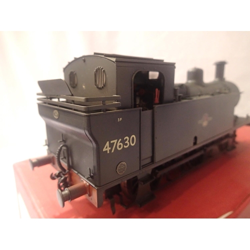 2031 - Gauge 1 Bachmann brassworks Jinty, finished in satin black, 47630 Late Crest with light weathering. ... 