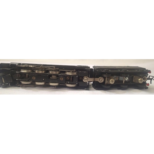 2093 - Hornby Dublo three rail 8F locomotive, fitted with two rail 48109 body, in good condition, unboxed. ... 