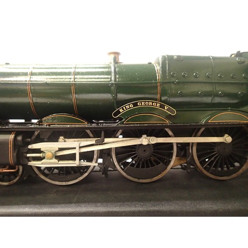 2036 - O gauge kit built finescale 6000, King George V, green Late Crest. Excellent build and finish, gearb... 