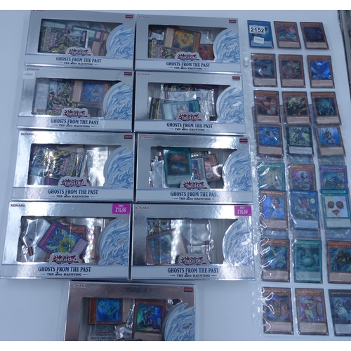 2152 - Large collection of Yu-Gi-Oh! items to include nine boxes and folders of sort after cards. P&P Group... 