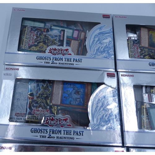 2152 - Large collection of Yu-Gi-Oh! items to include nine boxes and folders of sort after cards. P&P Group... 