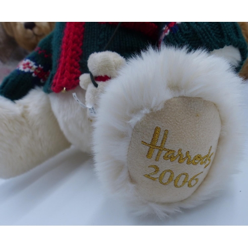 2160 - Nine Harrods Year teddy bears. P&P Group 1 (£14+VAT for the first lot and £1+VAT for subsequent lots... 