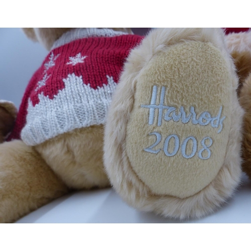 2160 - Nine Harrods Year teddy bears. P&P Group 1 (£14+VAT for the first lot and £1+VAT for subsequent lots... 