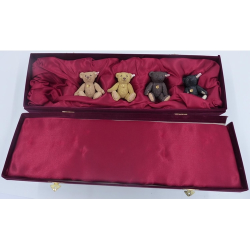 2172 - Steiff Enesco jointed teddy bear set 4/5. P&P Group 1 (£14+VAT for the first lot and £1+VAT for subs... 