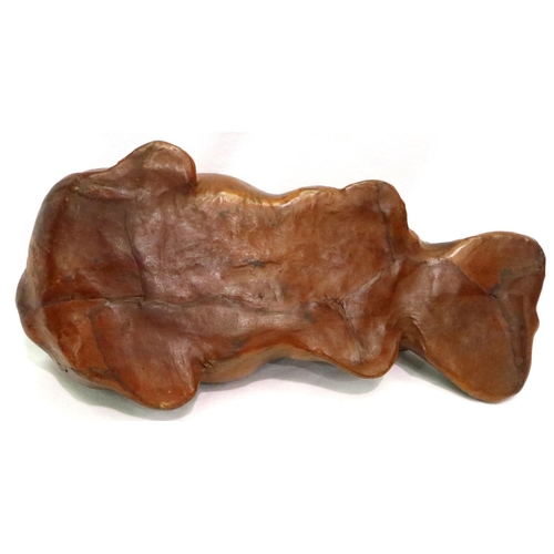 397 - Leather hippopotamus, L: 35 cm. P&P Group 3 (£25+VAT for the first lot and £5+VAT for subsequent lot... 