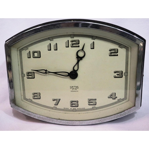 420 - Smiths M.A Bus clock, L: 19 cm, not working at lotting. Not available for in-house P&P