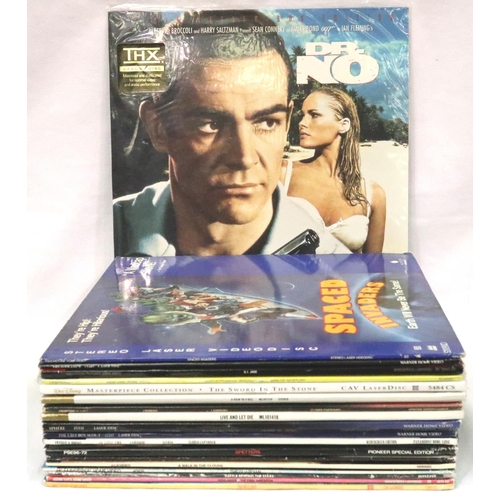 438 - Twenty laser discs, some sealed in cellophane to include Disney and THX version of Dr No. P&P Group ... 