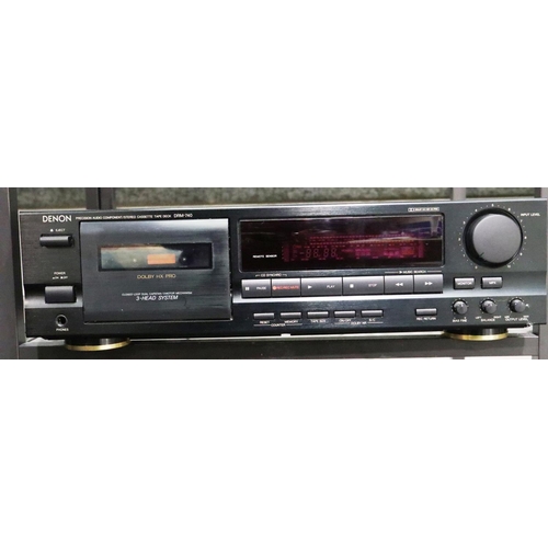 442 - Denon DRM-740 cassette deck. P&P Group 3 (£25+VAT for the first lot and £5+VAT for subsequent lots)