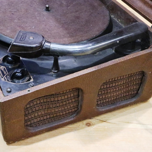 450 - Collaro Microgram cased record player. P&P Group 2 (£18+VAT for the first lot and £3+VAT for subsequ... 