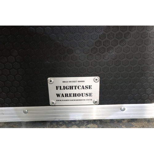 456 - Rack mounting 19 inch flight case, missing front cover. Not available for in-house P&P