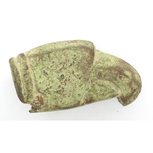 111 - 3rd century Roman bronze Eagle mount, Legionary style, H: 30 mm. P&P Group 0 (£5+VAT for the first l... 