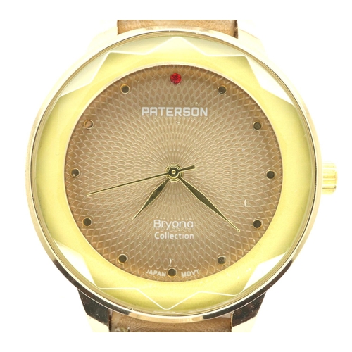 134 - Paterson: ladies wristwatch, appears unworn, requires battery. P&P Group 1 (£14+VAT for the first lo... 