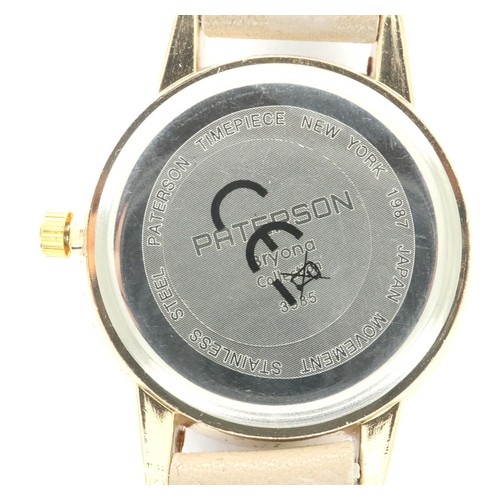 134 - Paterson: ladies wristwatch, appears unworn, requires battery. P&P Group 1 (£14+VAT for the first lo... 