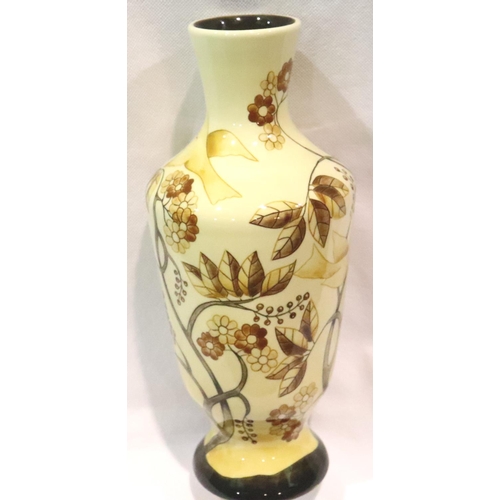 194 - Moorcroft Cobridge Stoneware vase, H: 28 cm. No chips, no cracks or visible restoration. P&P Group 3... 