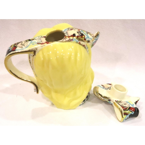 206 - Paul Cardew Alice in Wonderland collection teapot, H: 14 cm. No chips, cracks or visible restoration... 