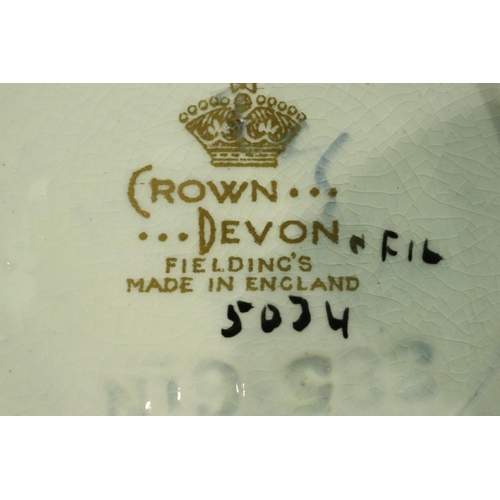 215 - Two Crown Devon ceramics, largest H: 16 cm. No cracks, chips or visible restoration. P&P Group 2 (£1... 