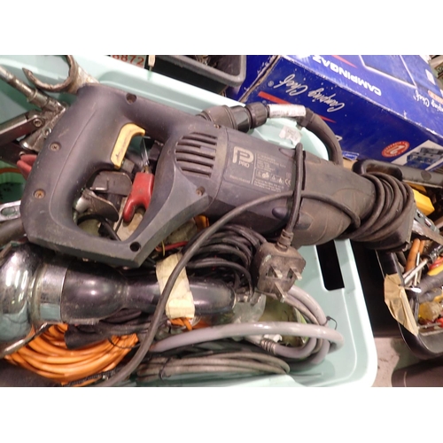 1762 - Quantity of mixed tools including Pioneer 230v saw. All electrical items in this lot have been PAT t... 