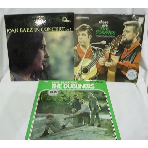 368 - Mixed Folk LPs including Joan Baez and Steeleye Span in good condition (18). P&P Group 3 (£25+VAT fo... 