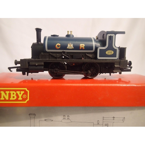 2127 - OO scale Hornby R2361, 0.4.0 saddle tank Caledonian Blue, in excellent condition, boxed. P&P Group 1... 