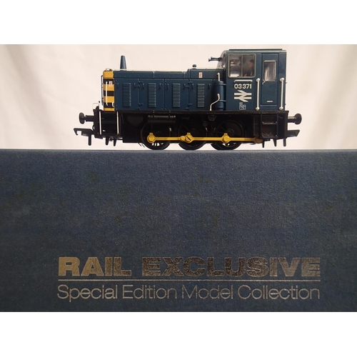 2129 - OO scale Bachmann 31-360 x class 03 diesel, blue 03371, Limited Edition 500, rail exclusive. In very... 