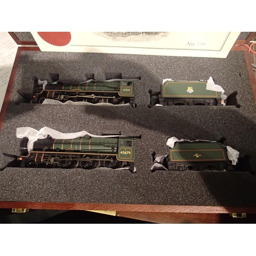 2154 - OO scale Bachmann Spanish Armada boxed set comprising 45679 Armada and 45670 Howard of Effingham Lim... 