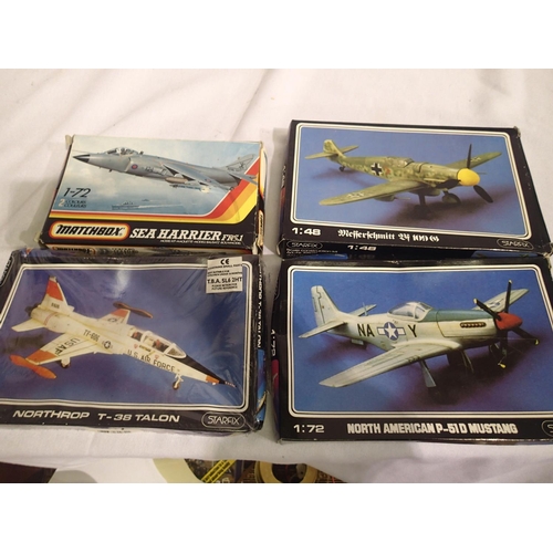 2165 - Three Star fix and one Matchbox model kits. P&P Group 1 (£14+VAT for the first lot and £1+VAT for su... 