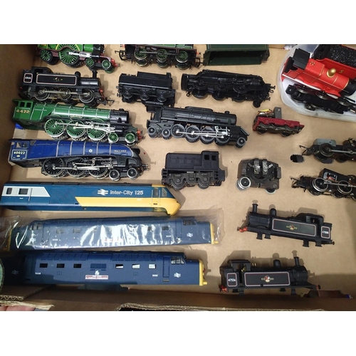 2171 - Selection of locomotives, chassis, motors, bodies etc, all for spares or repair, including Hornby Ja... 