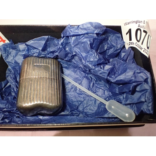 1070 - Links of London box containing an unmarked double perfume bottle and filler. P&P Group 1 (£14+VAT fo... 