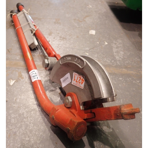 1757 - Pair of record 218M 22mm pipe benders. Not available for in-house P&P