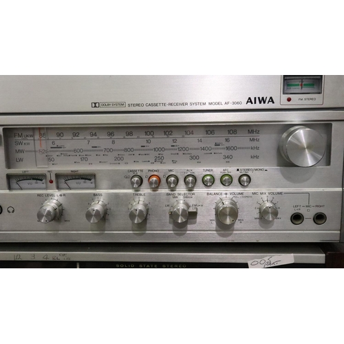 426 - Teleton TFS-50 receiver with an Aiwa AF-3060 cassette receiver. All electrical items in this lot hav... 