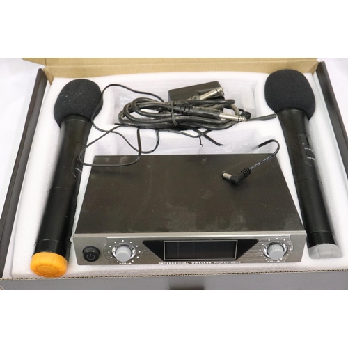 430A - KTV rack mountable wireless microphone system, boxed. P&P Group 3 (£25+VAT for the first lot and £5+... 