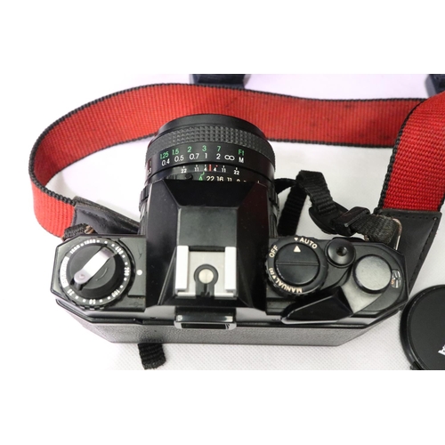 436 - Miranda MS2 super camera with a Miranda 24mm 1:2.8 lens and a Miranda 35 to 70mm 1:35 to 4:8 zoom le... 