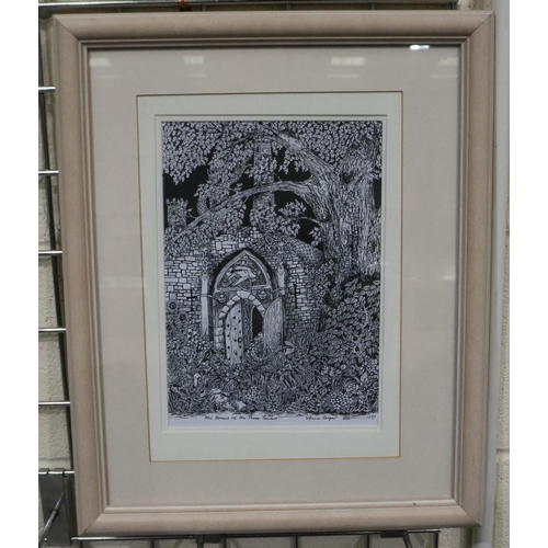 3023 - Annie Cooper (Contemporary): pencil signed print, The Forest of the three towers print signed and da... 