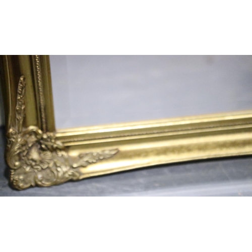 3044 - Large 20th century gilt framed bevelled edge mirror in good condition, 133 x 104 cm. Not available f... 