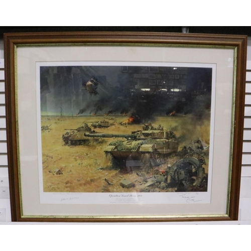 3062 - Terence Cuneo (1907-1996): pencil signed limited edition print, Operation Dessert Storm 1991, 725/85... 