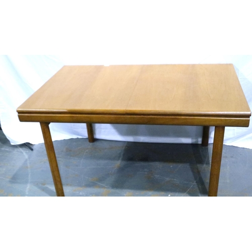 3110 - White & Newton extending teak dining table, 88 x 215 cm extended. Not available for in-house P&P