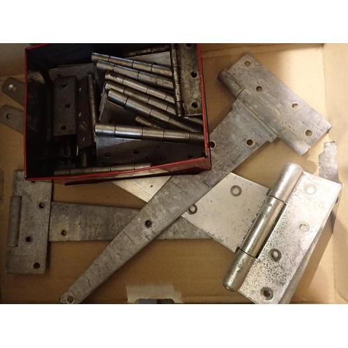 1855A - Quantity of metal hinges. Not available for in-house P&P