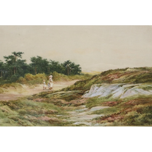 2002 - John Sinclair (1872-1922): watercolour, On Bidston Heath, 48 x 29 cm, inscribed verso. Not available... 