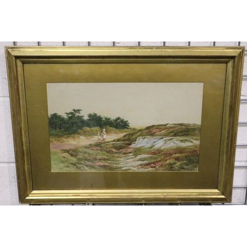 2002 - John Sinclair (1872-1922): watercolour, On Bidston Heath, 48 x 29 cm, inscribed verso. Not available... 