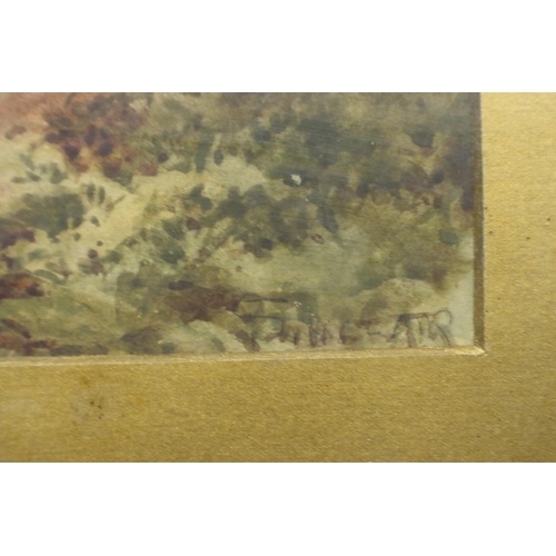 2002 - John Sinclair (1872-1922): watercolour, On Bidston Heath, 48 x 29 cm, inscribed verso. Not available... 