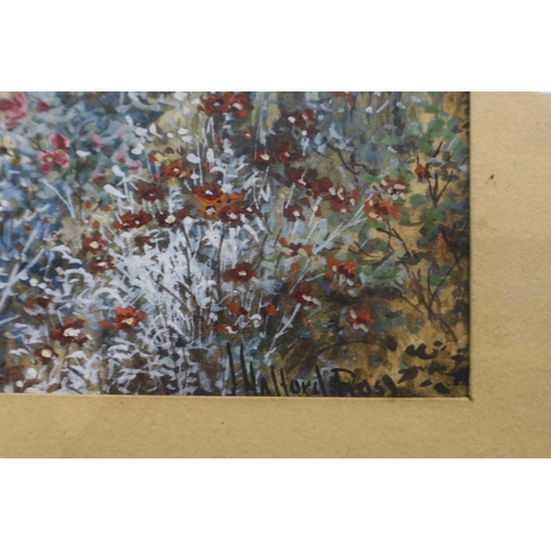 2015 - Joseph Halford Ross (1866-1909): pair of watercolours, country cottage gardens, each 37 x 26 cm. Not... 