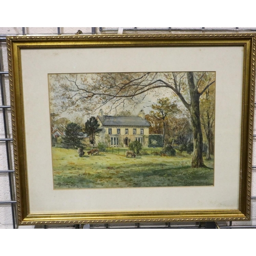 2019 - Peter Buchanan (1880-1911): watercolour, Spring Valley IOM, dated 1891, 37 x 26 cm. Not available fo... 