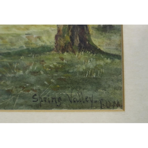 2019 - Peter Buchanan (1880-1911): watercolour, Spring Valley IOM, dated 1891, 37 x 26 cm. Not available fo... 