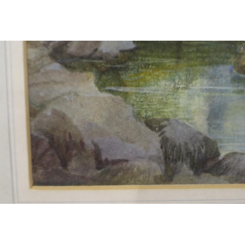 2023 - Ernest F. Hill (1873-1960): watercolour, Devon coast, 20 x 32 cm. Not available for in-house P&P