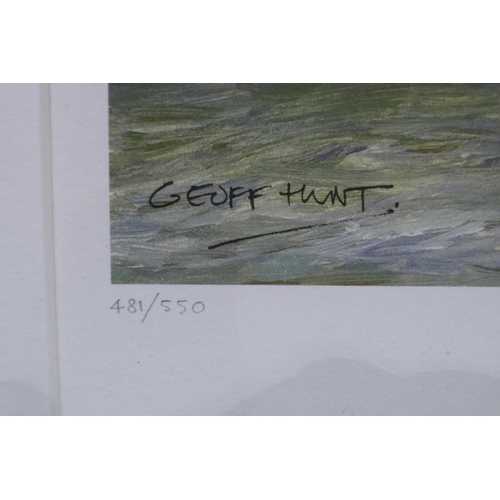 2046 - Geoff Hunt RSMA (b. 1946): artist signed limited edition colour print, Mutiny, 481/550, 47 x 42 cm. ... 