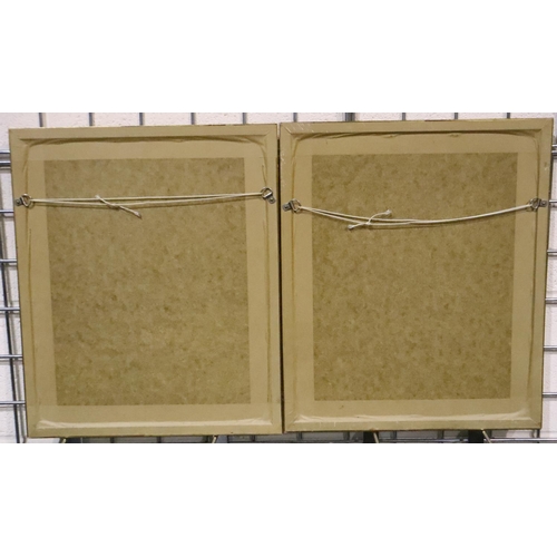 2100 - A pair of 20th century watercolours, Venetian scenes, each signed Suela, 25 x 32 cm. Not available f... 